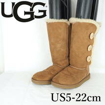 EB3304*UGG*アグ*レディースムートンブーツ*US5-22cm*キャメル_画像1