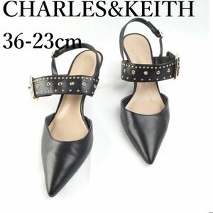 LK4040*CHARLES ＆ KEITH*チャールズ&キース*レディースパンプス*36-23cm*黒