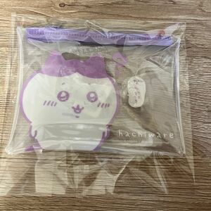 ちいかわ　ハチワレ　ビニールポーチミニ　キャンドゥ　未使用タグ付き