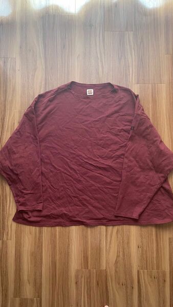 SEE SEE BOATNECK LS TEE BORDEAUX XLsize Urbanresearch SSZ 