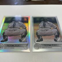 ★【松川虎生　ロッテ】RCルーキー2022 Topps Chrome NPB Base &refractor 2枚セット★即決_画像1