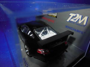 1/43　T2M特注　ポルシェ　Porsche　911　GT3　RS　996　ブラック　2005年　MINICHAMPS