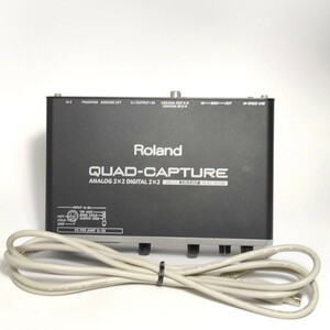 C0C5633【正常動作品】Roland UA-55 QUAD-CAPTURE 24-bit 192khz ローランド クワッドキャプチャー オーディオインターフェース 送料無料
