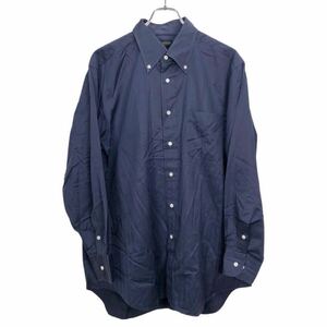 LANVIN Collection ランバンコレクション　メンズ　ネイビー　胸ポケット　長袖シャツ トップス　43-84表記