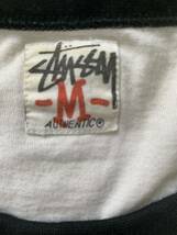 STUSSY ヴィンテージ ダメージ加工ラグランTシャツ M_画像3