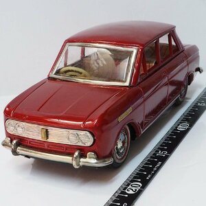 旭玩具【ダットサンン ブルーバード 1300 DATSUN Bluebird赤】当時物ブリキ製フリクション ミニカー TIN TOY■ATCアサヒAsahi 【箱無】0696