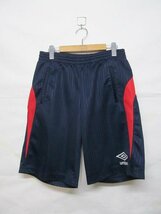 UMBRO アンブロ トラック ショーツ ハーフパンツ 紺 M b18160_画像1