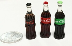  miniature * Coca * Cola & Coca * Cola Zero & Coca * Cola light *....*3ps.@ Z * doll house * Licca-chan and so on! profit set *