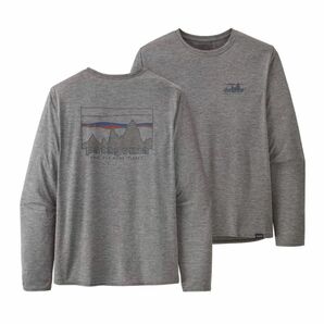 Lサイズ SKFE 新品 Patagonia ロングスリーブ キャプリーン クールデイリー グラフィックシャツ ラッシュガード 