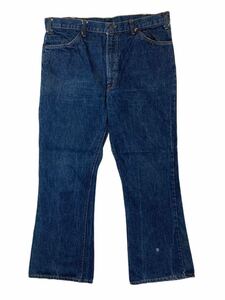 80s Levi’s 646 MADE IN USA オレンジタブ ベルボトム W36位 裾チェーンステッチ TALON42