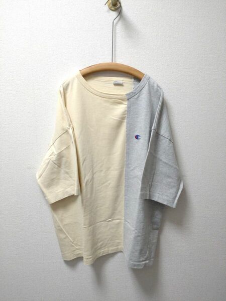 チャンピオン/Champion　ドッキングオーバーTシャツ　半袖