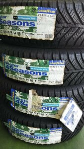 ★☆名古屋発 未使用★再値下げ 【引取OK】訳あり 185/70R14 グッドイヤー Vector 4Sesons オールシーズンタイヤ 2013年 4本 ノート フリー