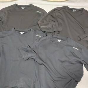 c9799◆コンドルCONDORメンズTシャツSサイズ黒まとめて4点◆半袖2/長袖2の画像1