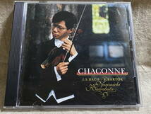 川畠成道 「CHACONNE」 バッハ バルトーク 日本盤_画像1