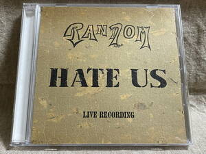 RANDOM - HATE US / Live 93年 ACCEPT, SINNERタイプ BELLAPHON METAL ENTERPRISES 廃盤 レア盤