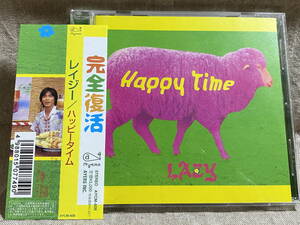 [ジャパメタ] LAZY - HAPPY TIME 日本盤 帯付 影山ヒロノブ 高崎晃 樋口宗孝 LOUDNESS 廃盤