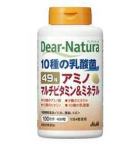 [ new goods ]. health preservation function display food >Asahi Asahi. supplement Dear-Naturati hole chula10 kind . acid .49 kind amino multi vitamin & mineral 400 bead 100 day (2)