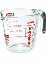 2019 Fall/Winter【未使用】Supreme Pyrex 2-Cup Measuring Cup シュプリーム パイレックス メジャーリング 耐熱ガラス メジャーカップ計量_画像1