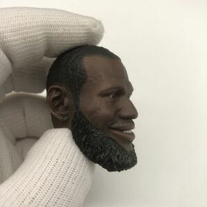 1/6 男性フィギュア用ヘッド LeBron James NBA選手レブロン・ジェームズ似 1/6スケール男性ヘッドの画像3