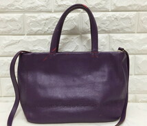 no16250 FURLA フルラ レザー 2way ショルダー トート バッグ_画像2