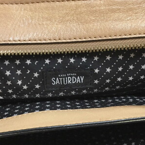 no16181 KATE SPADE SATURDAY ケイトスペードサタデー 本革 レザー 2way ショルダー ハンド バッグの画像9