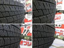 バランス調整済み 社外アルミ miLLOUS 15×6J +43 100×5H + VRX2 195/65R15 中古 4本 スタッドレス プリウス_画像5