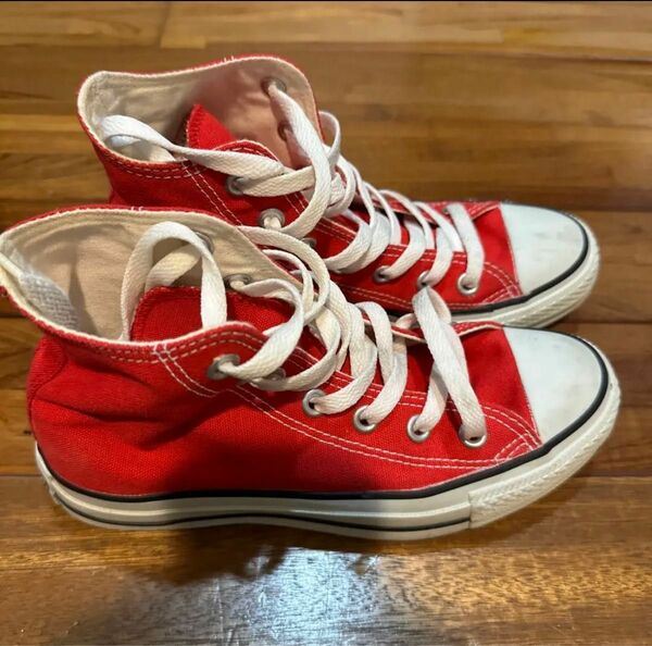 CONVERSE 赤 23cm