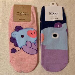 BTS BT21 MANG マン　ソックス　靴下　2点セット　ホビ　ホソク　J-HOPE