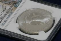 ♪　【送料無料】２０１９ 英国 ロンドン塔 ワタリガラス ５ポンド銀貨 プルーフ ＮＧＣ ＰＦ７０ ＵＣ ファーストリリース　♪_画像3