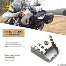 送料無料 BMWリアブレーキペダルステップ1p Bmw F650GS F700GS F800GS R1200GS R1250GS G650GS リア ブレーキ ペダル ステップ プレート_画像1