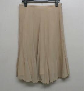 [15245] [ waist 70] lining attaching / on goods / pleated skirt 