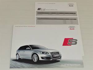 [ catalog only ] Audi S3 Sportback 2009.1