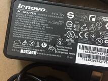 新品 LENOVO ThinkPad E450 E450C E455 E460 E465 E560 E570 充電器 ACアダプター 20V 3.25A 65W　 電源ケーブル付属_画像2