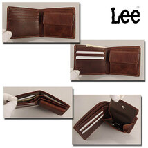 [Lee]　リー　二つ折り財布/ブラウン　　320-1893_画像3