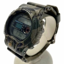 ☆☆ CASIO カシオ G-SHOCK G-PYTHON DW-6100-3JF 迷彩柄 クォーツ ラバー メンズ 腕時計 傷や汚れあり_画像2