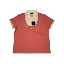 ▽▽ Munsingwear マンシングウェア ゴルフウェア レディース 半袖 サイズLL LG1642 R597 ピンク 未使用に近い_画像1