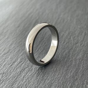 ＊4mm 甲丸リング＊ステンレスリング/サージカルステンレス316L/金属アレルギー対応/ツヤリング/ユニセックス/