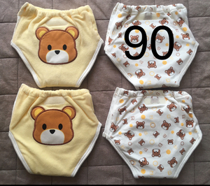 6 layer training pants 90 centimeter 4 pieces set toilet training girl man 6 layer toy tore pants . hydraulic power diapers is ....