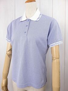  black and white polo-shirt with short sleeves blue white black & white M