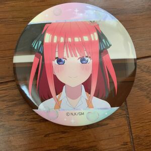 五等分の花嫁 ハピネス缶バッジBOX バブルガン 中野二乃 新品未使用品 ①