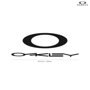 【OAKLEY】オークリー★12★ダイカットステッカー★切抜きステッカー★10.0インチ★25.4cm