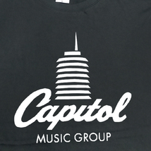 送料無料 【Capitol Records 】キャピトル・レコード / ブラック★選べる5サイズ/S M L XL 2XL/ヘビーウェイト 5.6オンス_画像1