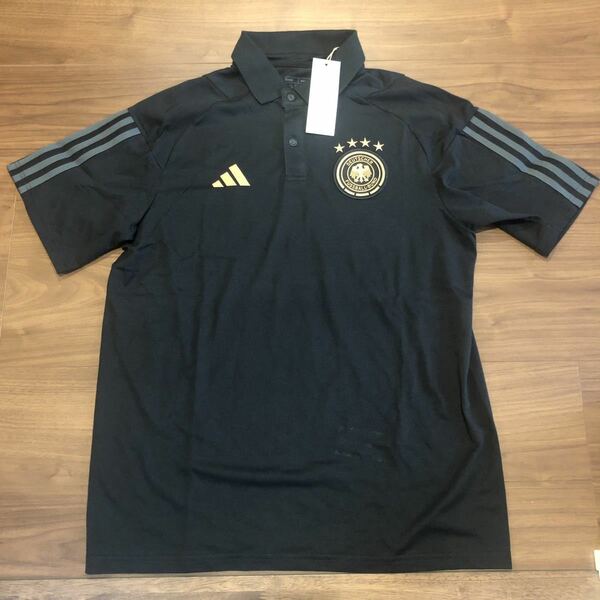 【ドイツ代表】ポロシャツ 黒 M 新品 adidas / アディダス 激レア ユニフォーム ユニホーム ドイツ Tシャツ パンツ