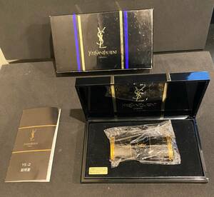 【No.45】YVES SAINT LAURENT イヴサンローラン ガスライター YS-2 箱付き 美品 未使用品