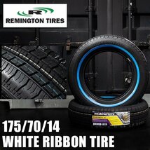 SALE ホワイトリボンタイヤ14インチ REMINGTON 175/70R14　2本（レミントン）（ローライダー USDM インパラ タウンカー キャデ）_画像2