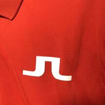 【J.LINDEBRG】ジェイリンドバーグ 半袖シャツ メンズ 48 レッド 未使用 送料無料！_画像3