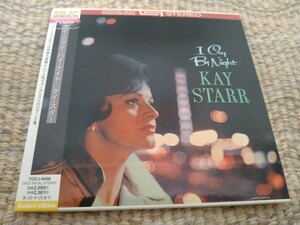 【国内盤／紙ジャケ仕様】☆ケイ・スター Kay Starr／アイ・クライ・バイ・ナイト☆☆　　　　　　　　【CD多数セール中…】