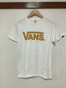 る1137 VANS バンズ 半袖Tシャツ ロゴTシャツ S ホワイト