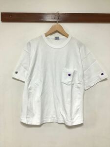 る1143 Champion REVERSE WEAVE チャンピオン リバースウィーブ 半袖Tシャツ S ホワイト アメカジ