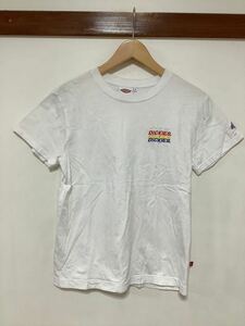 を1150 Dickies ディッキーズ 半袖Tシャツ M ホワイト ロゴ刺繍